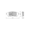 Pastillas de freno traseras GT2i Club para LEXUS GS IV (_L1_) 450h (GWL10_) 346cv 2011-09-01-