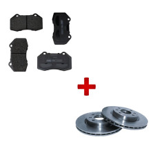 Pack freno discos + pastillas delanteras Renault Clio 3 RS