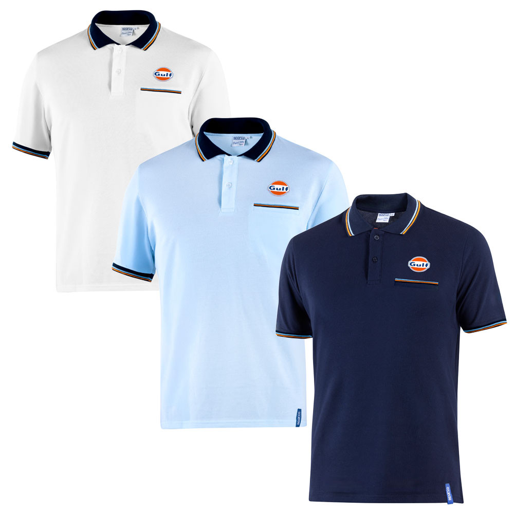 Polo SPARCO GULF con bolsillo en el pechoArray