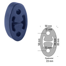 Silentbloc de escape 220 °C Powersprint
