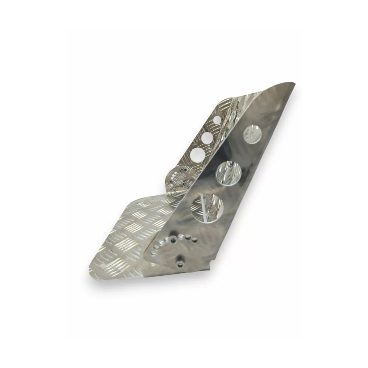 Reposapiés inclinable OBP para copiloto, fabricado en aluminio.Array