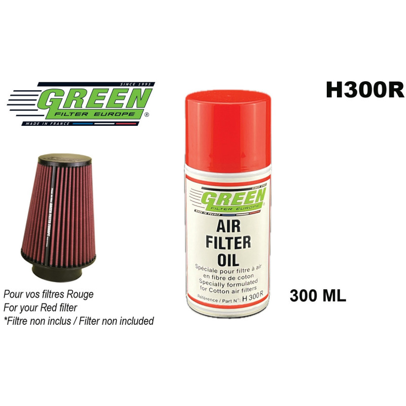 Spray lubricante para filtros de algodón GREEN FILTER - 0,3 lArray