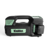 Inflador de neumáticos profesional KIELDER de 18 V + cargador + 1 batería de 5,0 Ah