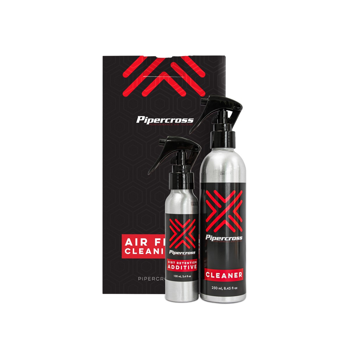Kit de mantenimiento PIPERCROSS aceite de retención 100 ml y limpiador de filtros 250 mlArray