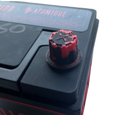 Batería litio Atomique Batteries Hyperion 20 Lithium-ion LiFePO4 12V alto rendimiento 20Ah con etiqueta dañada
