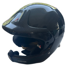 Casco WRC DES Carbono Hans Rally SA15 XL con defecto