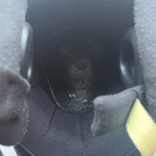 Casco WRC DES Carbono Hans Rally SA15 XL con defecto