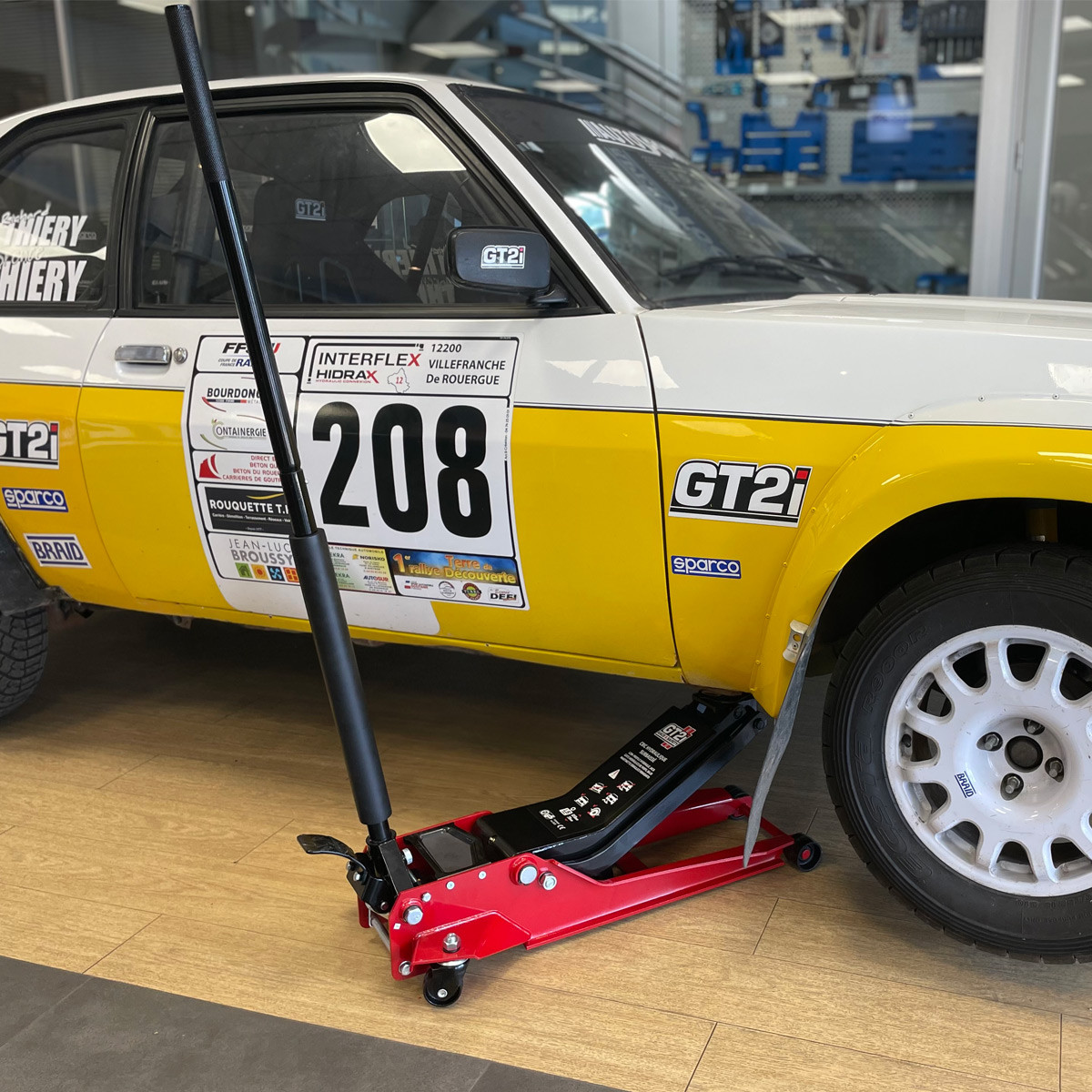 Macaco hidráulico de perfil baixo GT2i 1.5T 70mm-610mmArray