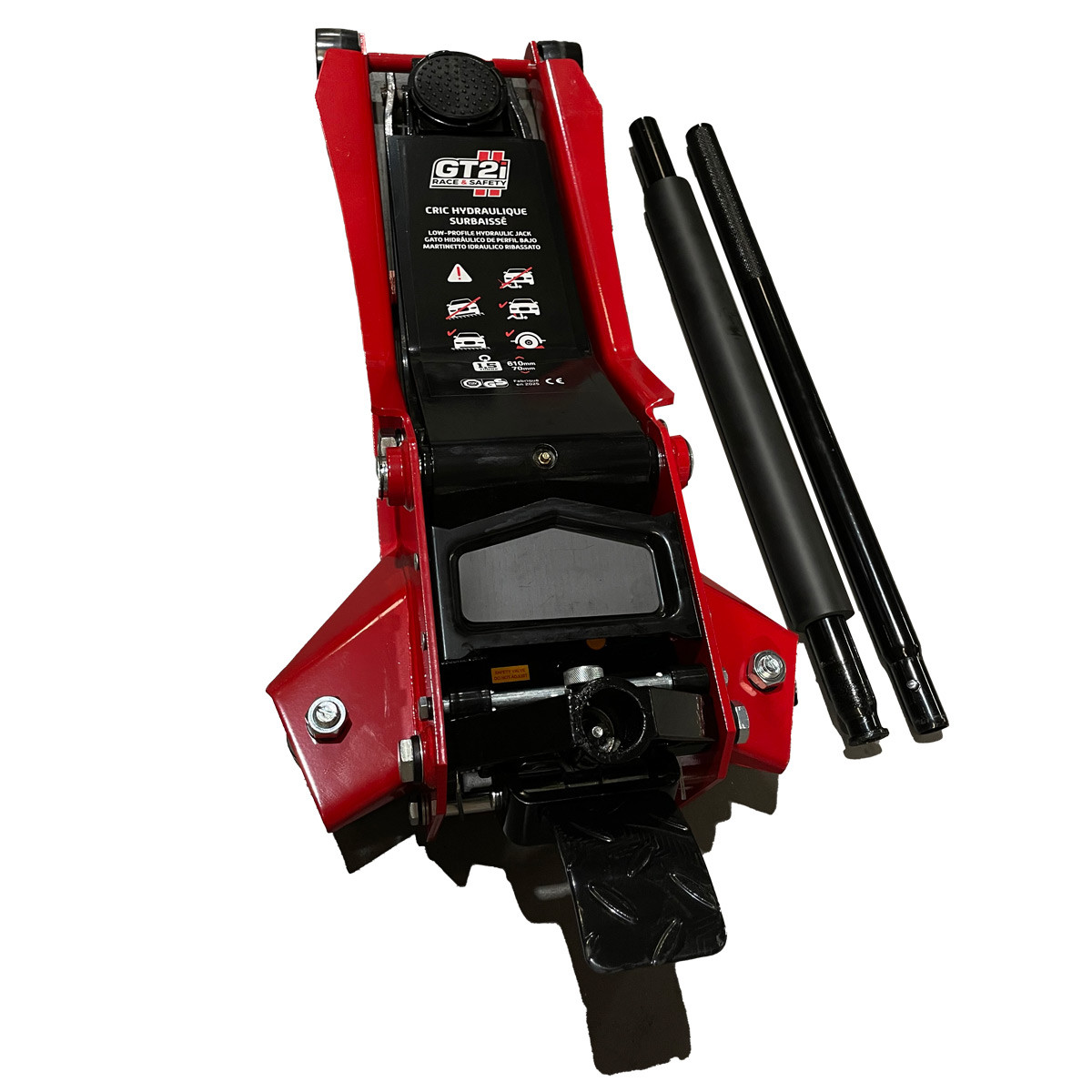 Macaco hidráulico de perfil baixo GT2i 1.5T 70mm-610mmArray