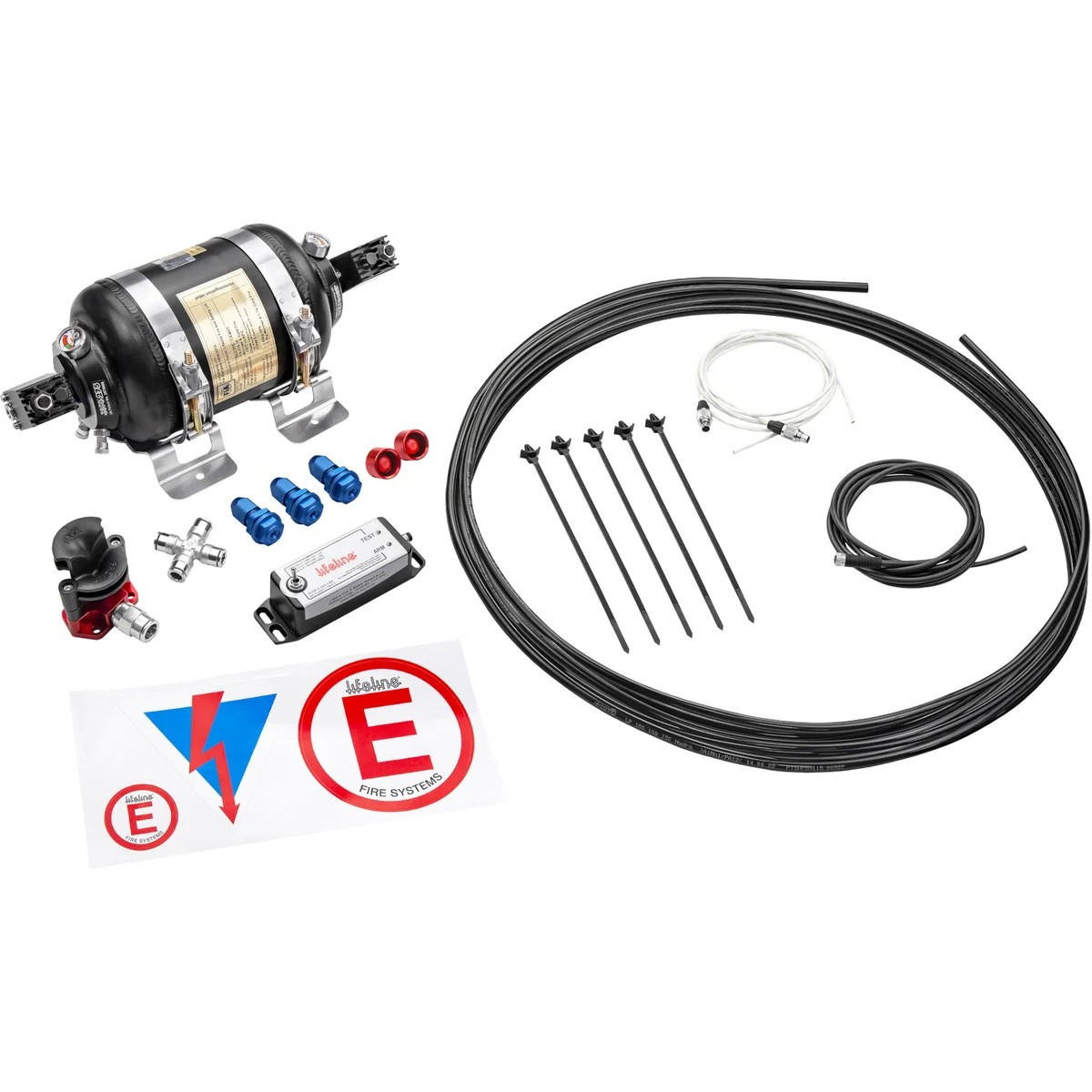 Extintor de incêndio LIFELINE Zero 275L FIA EX.033.23 CLASSE V-E75 e E85Array