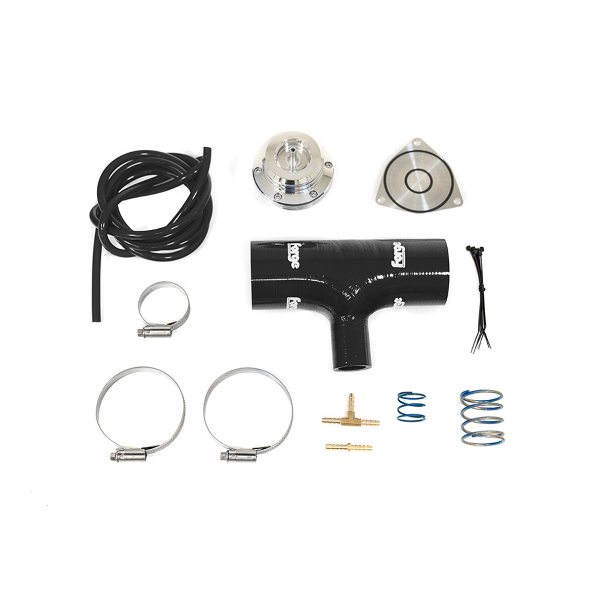 Válvula de descarga + kit de acessórios Forge Renault Megane RS2.0 16STurbo 225 cv PretoArray