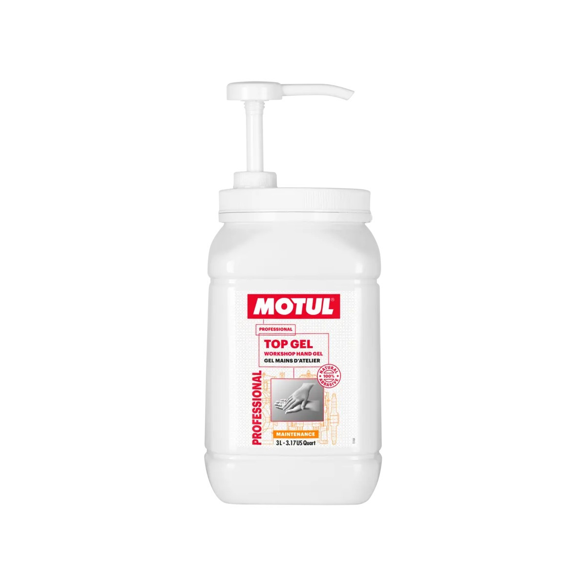 Jabón cremoso con microperlas 3 litros MOTUL TOP GELArray