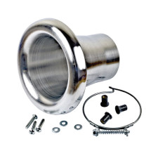 Preto REVOTEC trompete de aspiração de ar / diâmetro 89 mm + autocolante