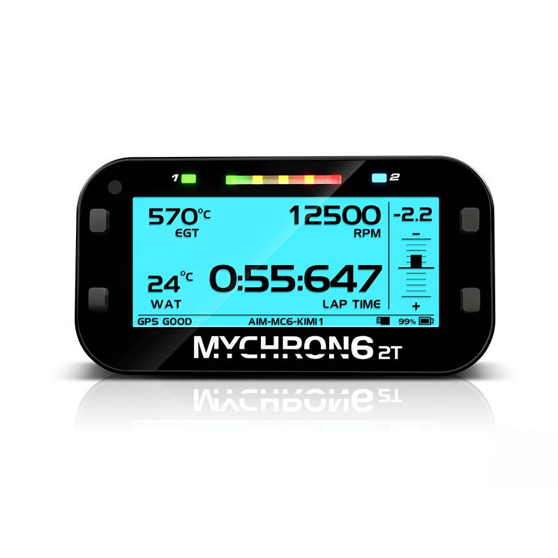 Cronómetro GPS Mychron 6 2T AIM (sonda de temperatura con conexión para 2 termopares)Array