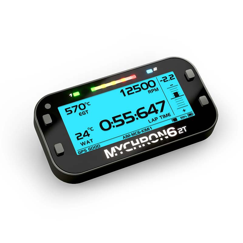 Cronómetro de navegação por satélite Mychron 6 2T AIM (sensor de temperatura com ligação AIM)Array