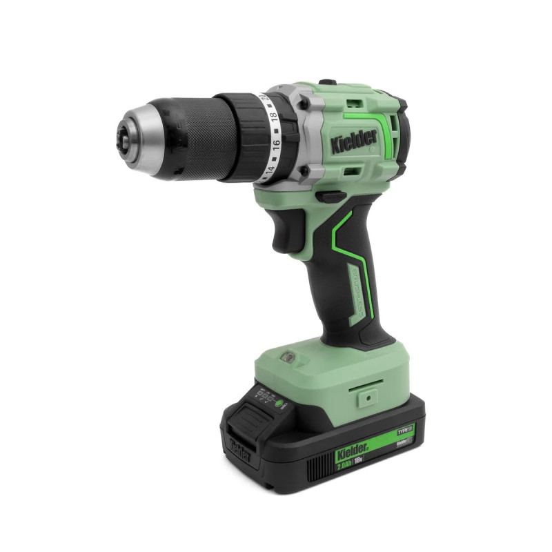 Taladro combinado ultracompacto KIELDER de 18V 75Nm con 2 baterías de 2,0Ah y cargadorArray