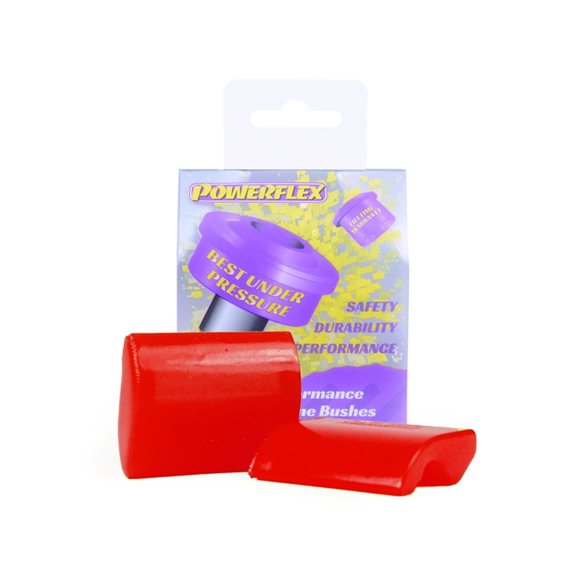 Silent Bloc Powerflex Inserto do suporte superior do motor para 3 cilindros + diesel Volkswagen Polo Mk6 após 2018 (1 peça)Array