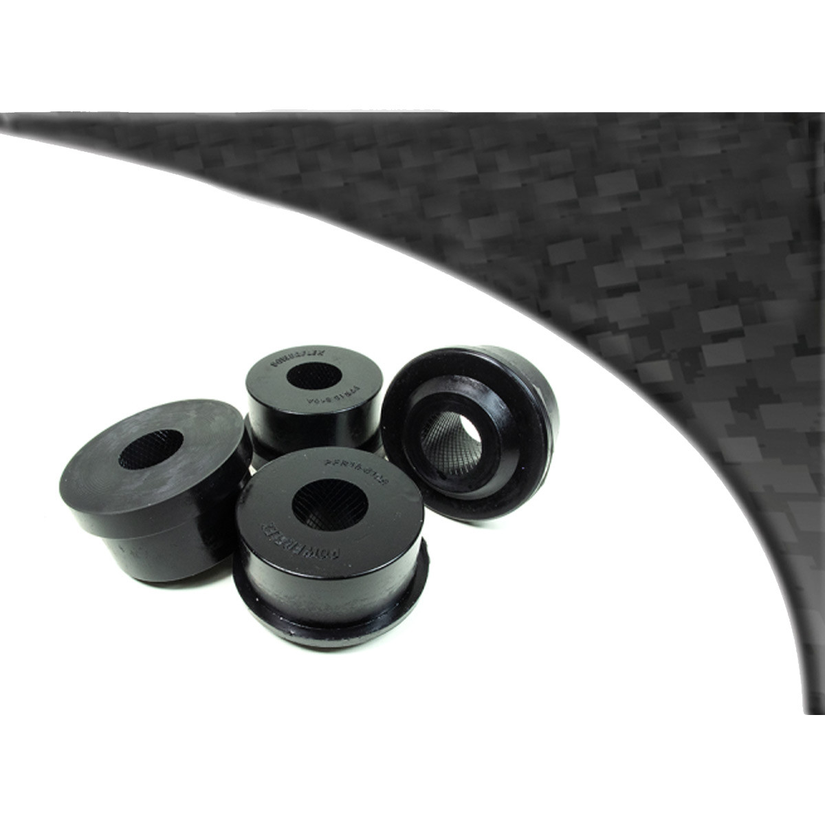 Silent-block Powerflex Black Series barra estabilizadora trasera Fiat 500 modelos US incl. Abarth (después de 2007) (2 piezas)Array