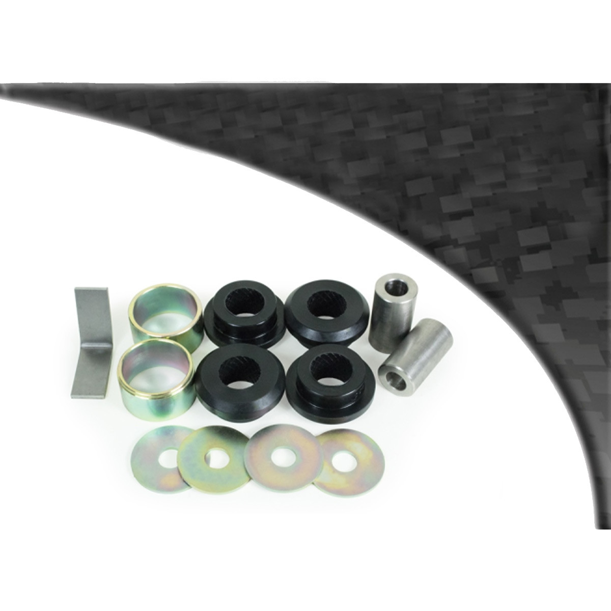 Silent-block Powerflex Black Series exterior rótula brazo trasero 14mm Audi A3 / S3 MK4 8Y Quattro (después de 2020) (2 piezas)Array