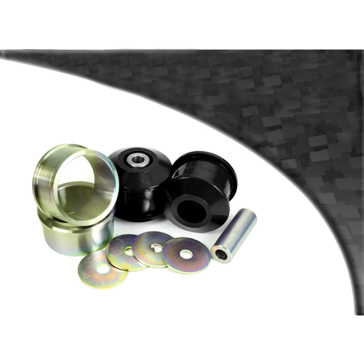Silent Bloc Powerflex Black Series traseiro para triângulo dianteiro Alfa Romeo MiTo (2008-2018) (2 peças)Array