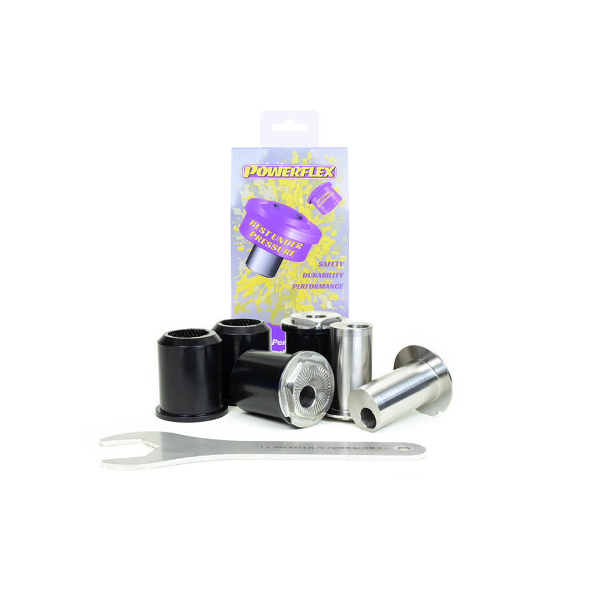 Silent Bloc Powerflex séries Road braço superior dianteiro com cambagem ajustável Fiat 124 Spider, incl. Abarth (2016 -) (4 peçaArray