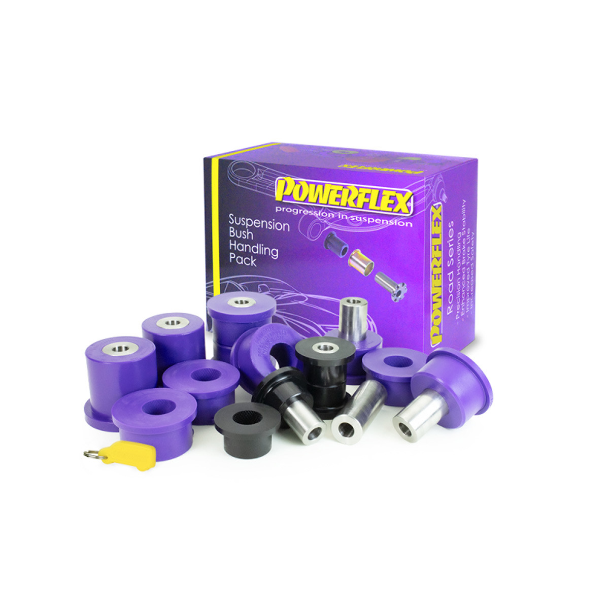 Conjunto de silent blocks Powerflex Road Series para Volkswagen Transporter T5 (2003-2015)Array