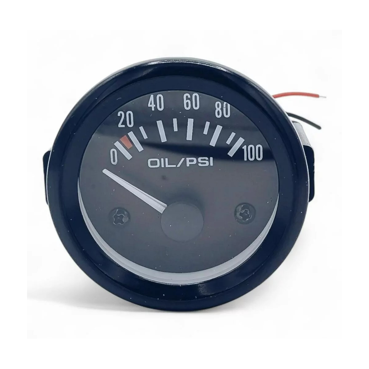 Manómetro de pressão do óleo OBP Ø 52 mm preto - 0-100 PSIArray
