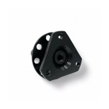 Buje de volante-motor de liberación rápida soldable OBP estriado de 3 agujeros - Negro