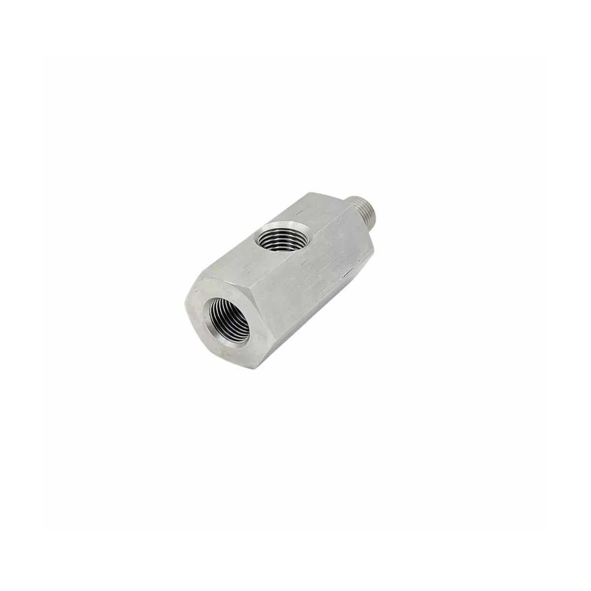 Adaptador de pressão do óleo em aço inoxidável OBP 1/8NPT macho/fêmeaArray