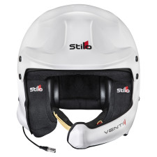 Casco STILO Venti4 WRC Turismo blanco/negro - Snell SA2025 FIA 8859-24 Hans FIA8858-10