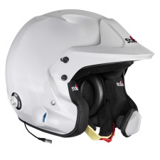 Casco STILO Venti4 WRC Turismo blanco/negro - Snell SA2025 FIA 8859-24 Hans FIA8858-10