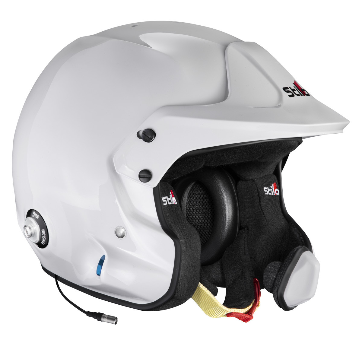 Capacete STILO Venti4 WRC Turismo preto/branco - Snell SA2025 FIA 8859-24 Hans FIA8858-10Array