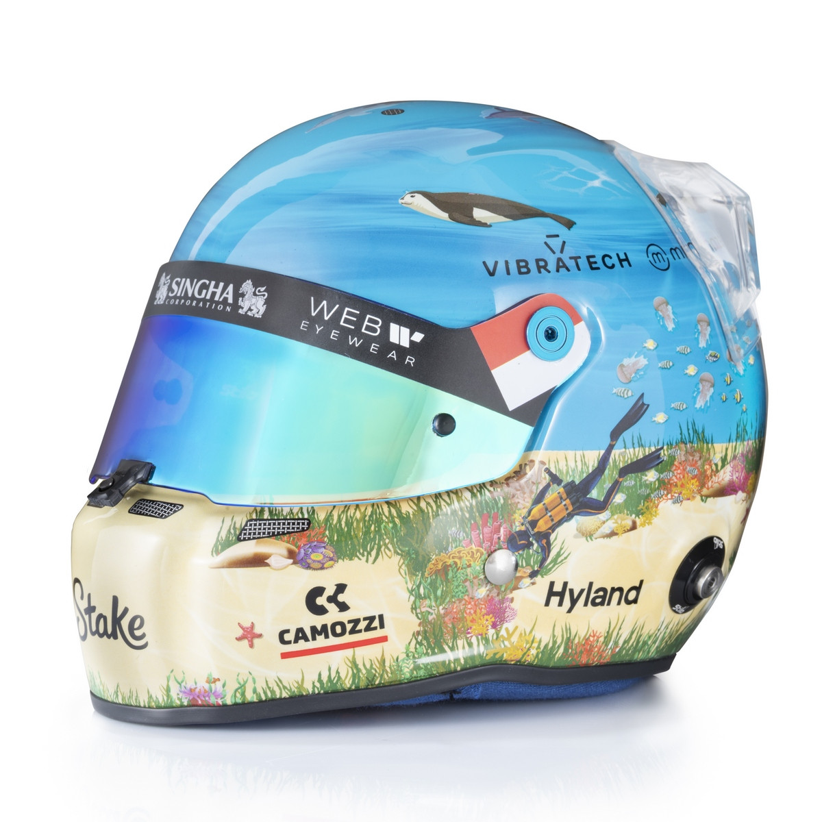 Minicasco STILO Valtteri BOTTAS 2024 - GP do MónacoArray