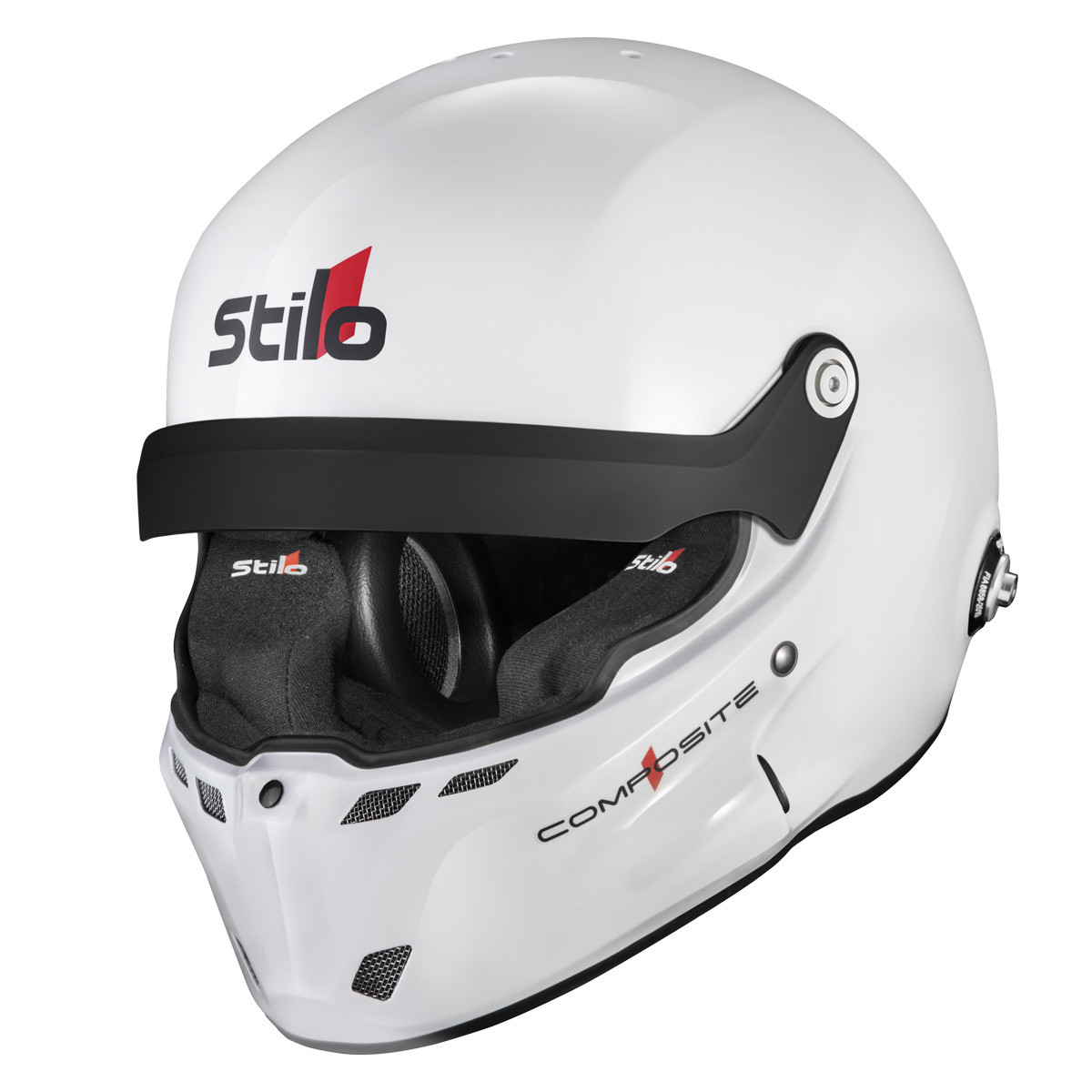 Casco Stilo ST6 R Composite Rally - Snell SA2025 FIA 8859-24 Blanco/Interior NegroArray