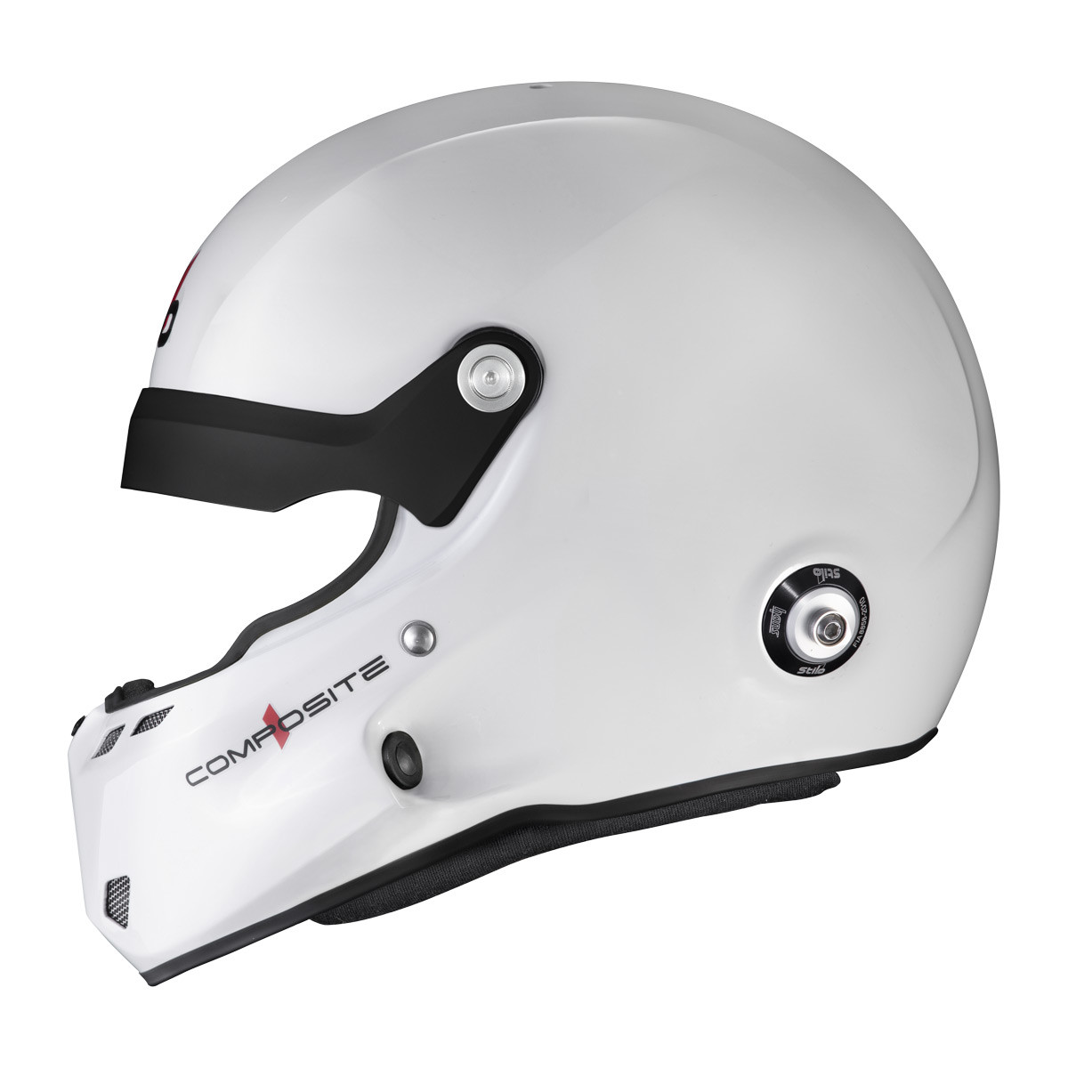Capacete Stilo ST6 R Composite Rally - Snell SA2025 FIA 8859-24 Interior Branco/PretoArray