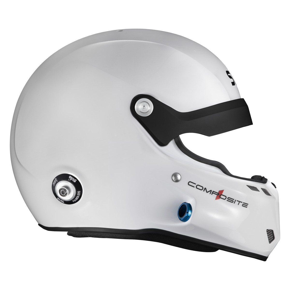 Capacete Stilo ST6 R Composite Rally - Snell SA2025 FIA 8859-24 Interior Branco/PretoArray