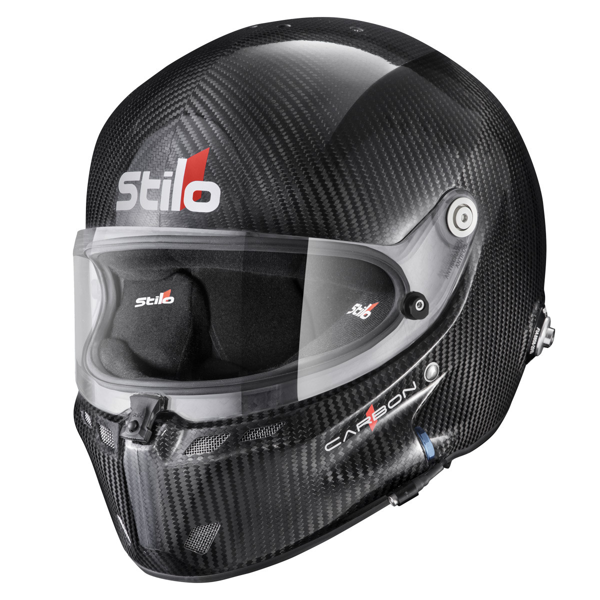 Capacete Stilo ST6 F Carbono Turismo - Snell SA2025 FIA 8859-24 Hans FIA8858-10Array