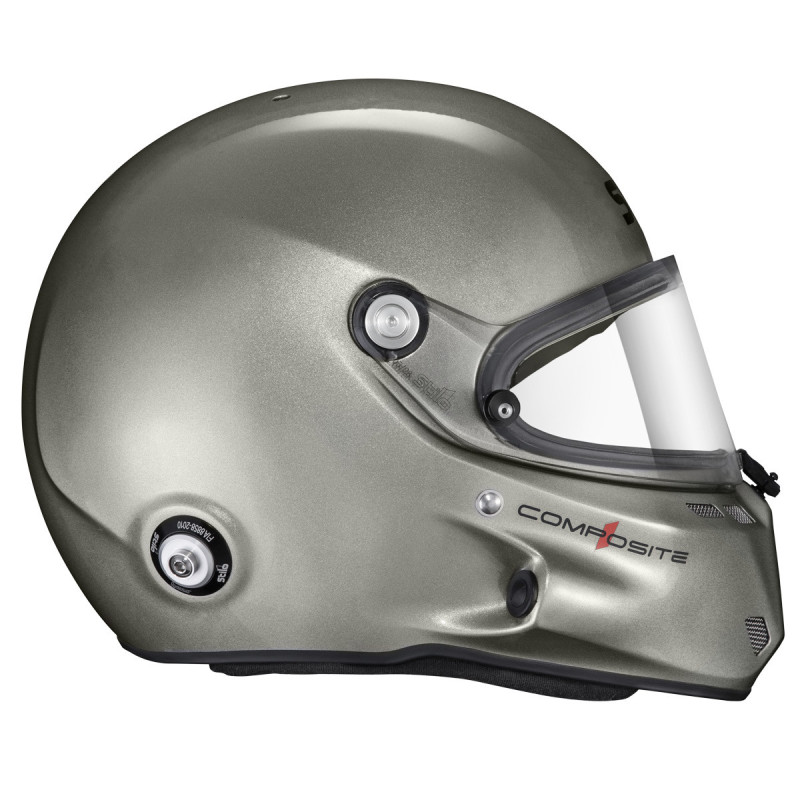 Capacete em materiais compósitos Stilo ST6 F Turismo - Snell SA2025 FIA 8859-24 Hans FIA8858-10Array