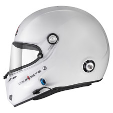 Casco Stilo ST6 F Turismo blanco/negro - Snell SA2025 FIA 8859-24 Hans FIA8858-10