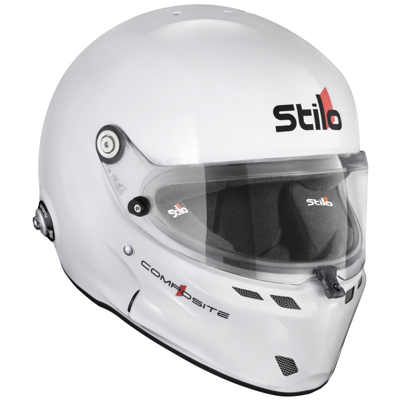 Casco Stilo ST6 F Turismo blanco/negro - Snell SA2025 FIA 8859-24 Hans FIA8858-10Array