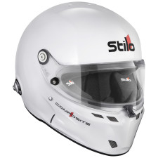 Casco Stilo ST6 F Turismo blanco/negro - Snell SA2025 FIA 8859-24 Hans FIA8858-10