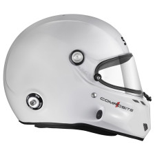 Casco Stilo ST6 F Turismo blanco/negro - Snell SA2025 FIA 8859-24 Hans FIA8858-10