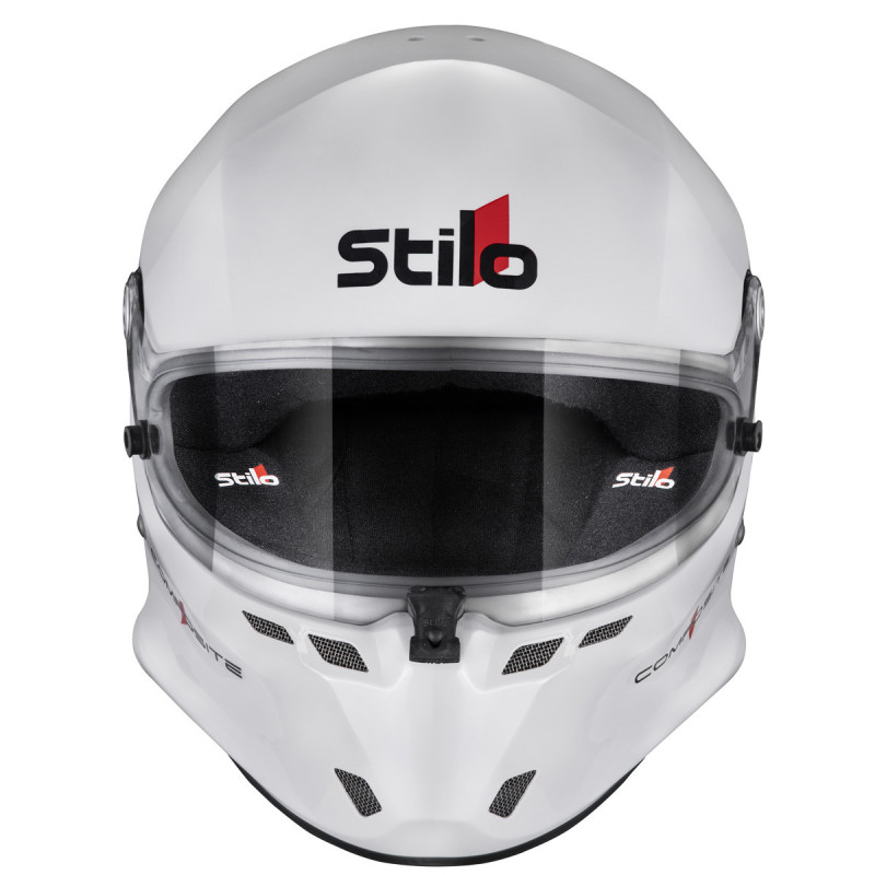 Casco Stilo ST6 F Turismo blanco/negro - Snell SA2025 FIA 8859-24 Hans FIA8858-10Array
