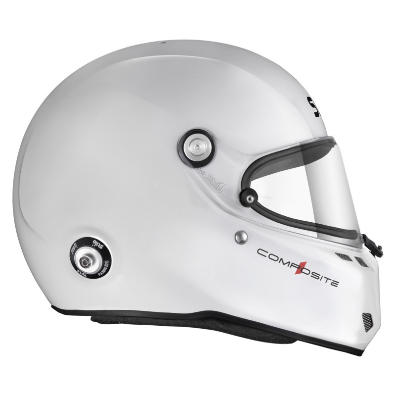 Casco Stilo ST6 FN Composite blanco/nero - Snell SA2025 FIA 8859-24  Hans FIA8858-10Array