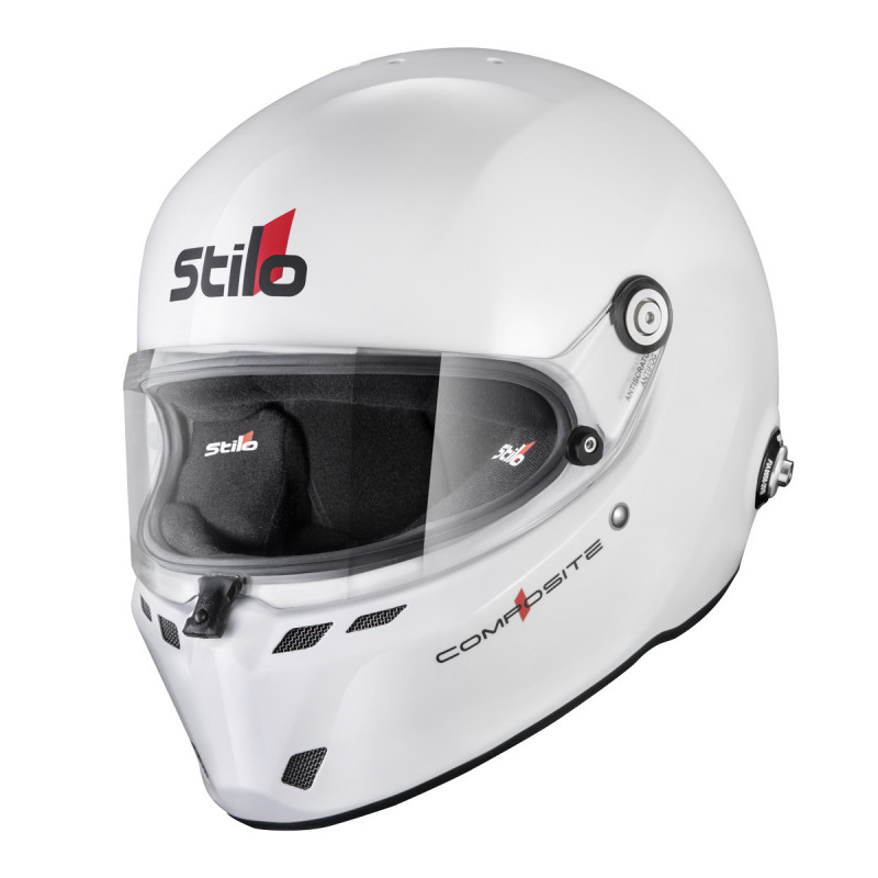 Casco Stilo ST6 FN Composite blanco/nero - Snell SA2025 FIA 8859-24  Hans FIA8858-10Array