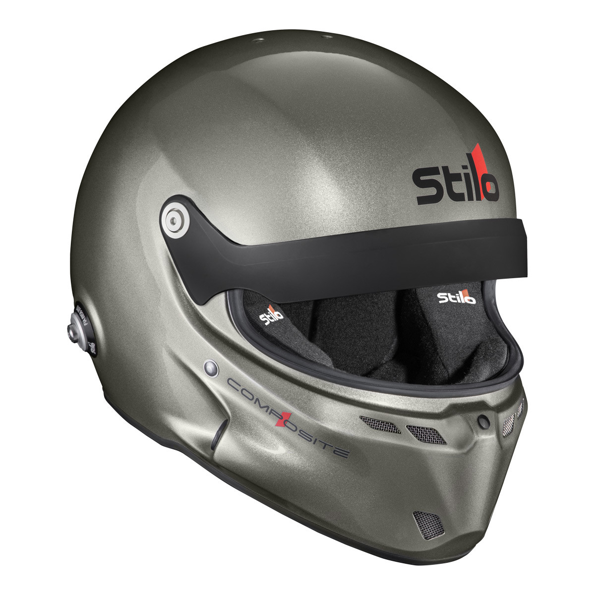 Capacete em materiais compósitos Stilo ST6 GT Turismo - Snell SA2025 FIA 8859-24 Hans FIA8858-10Array