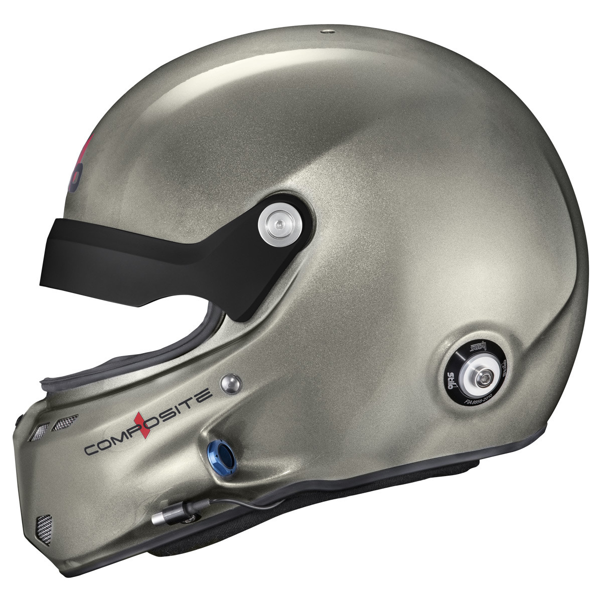 Capacete em materiais compósitos Stilo ST6 GT Turismo - Snell SA2025 FIA 8859-24 Hans FIA8858-10Array