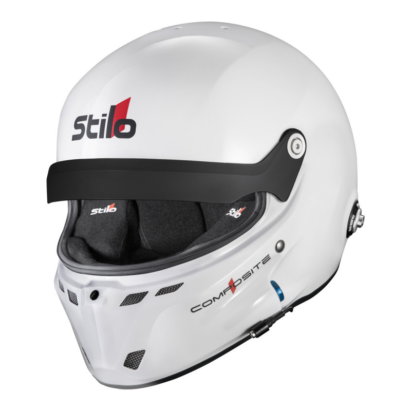 Casco Stilo ST6 GT Turismo Composite blanco/negro - Snell SA2025  FIA 8859-24 Hans FIA8858-10Array