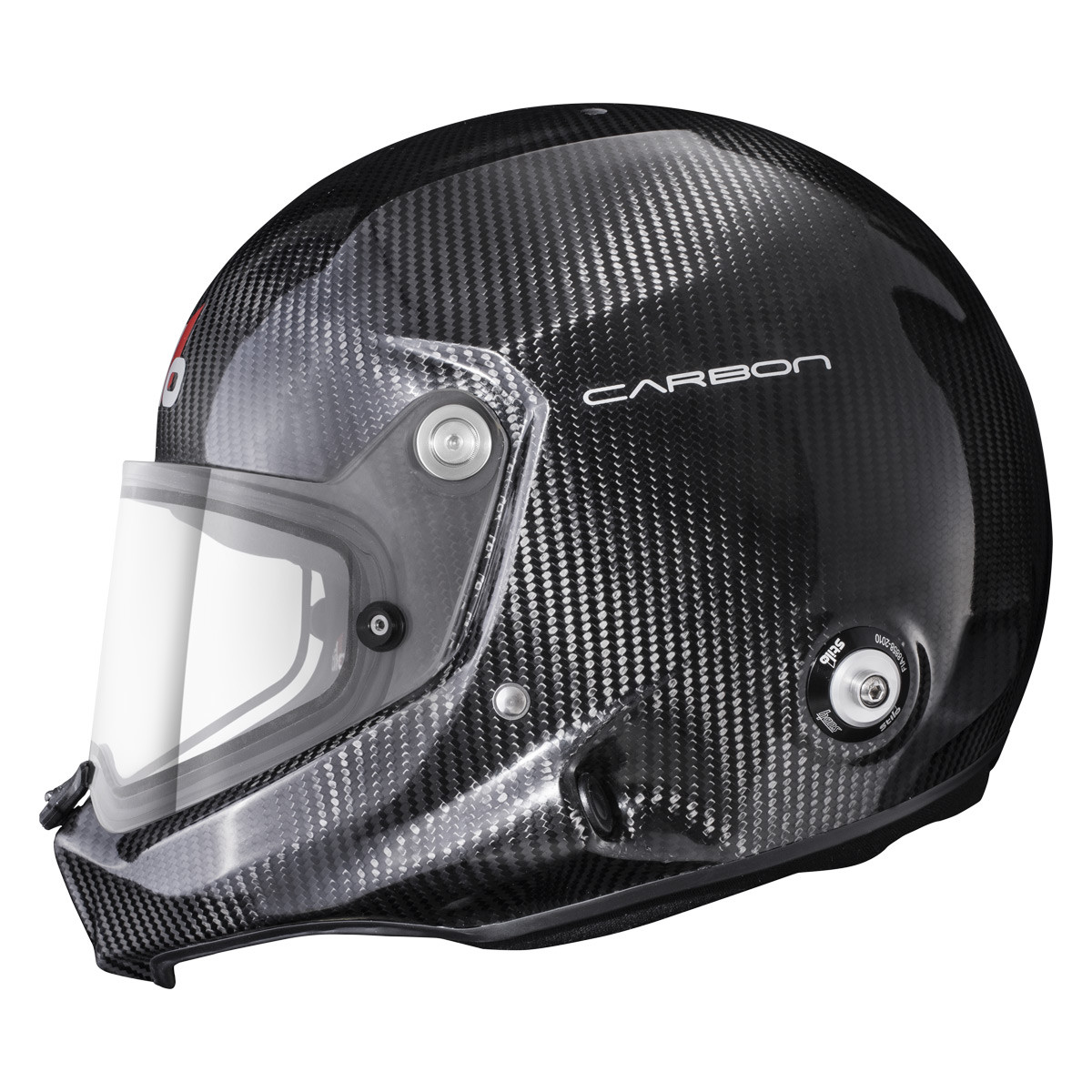Capacete Stilo WRX DIRT Carbono (com viseira) - Snell SA2025 FIA 8859-2024 Hans FIA8858-10Array