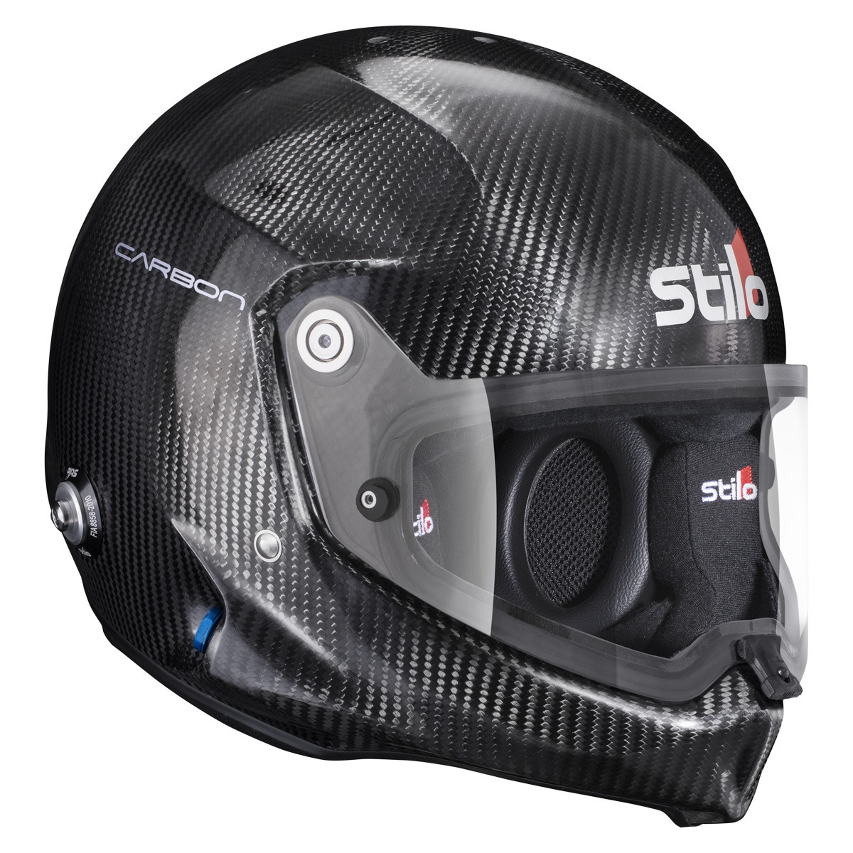 Capacete Stilo WRX DIRT Carbon Turismo (com viseira) - Snell SA2025 FIA 8859-2024 Hans FIA8858-10Array